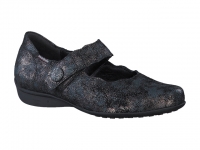 Chaussure mobils mocassins modele flora irisÃ© noir